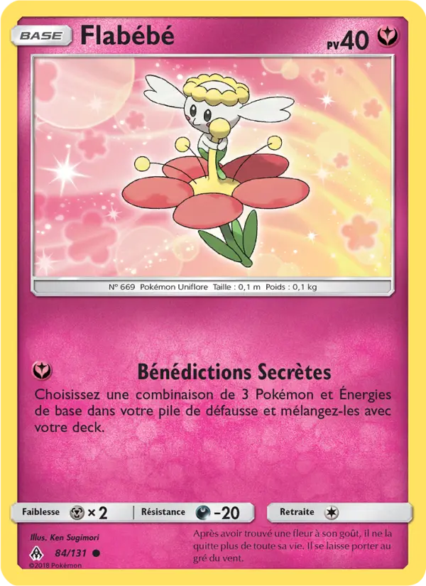 Flabébé — carte 84 de l’extension Lumière Interdite