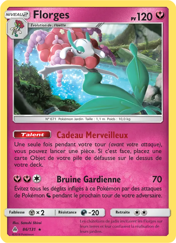 Florges — carte 86 de l’extension Lumière Interdite