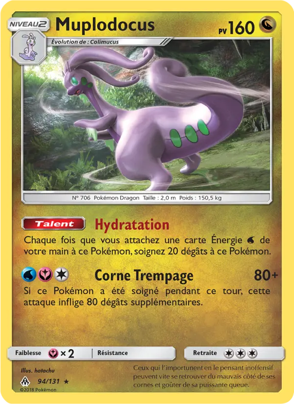Muplodocus — carte 94 de l’extension Lumière Interdite