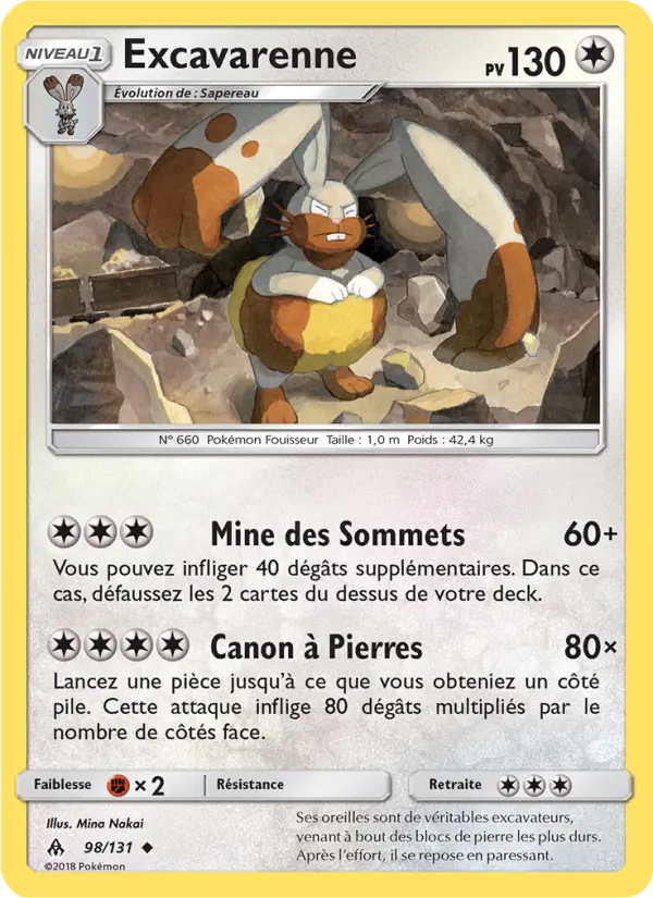 Excavarenne — carte 98 de l’extension Lumière Interdite