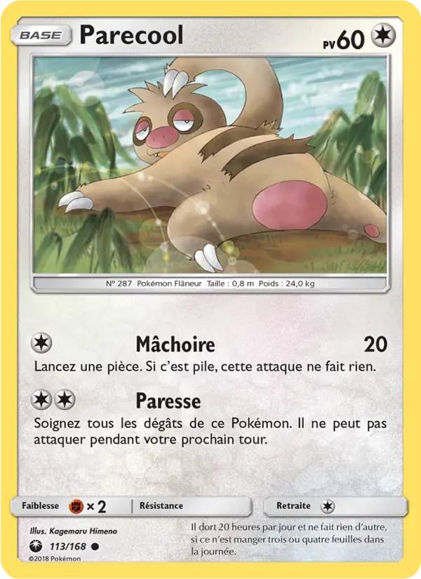 Parecool — carte 113 de l’extension Tempête Céleste