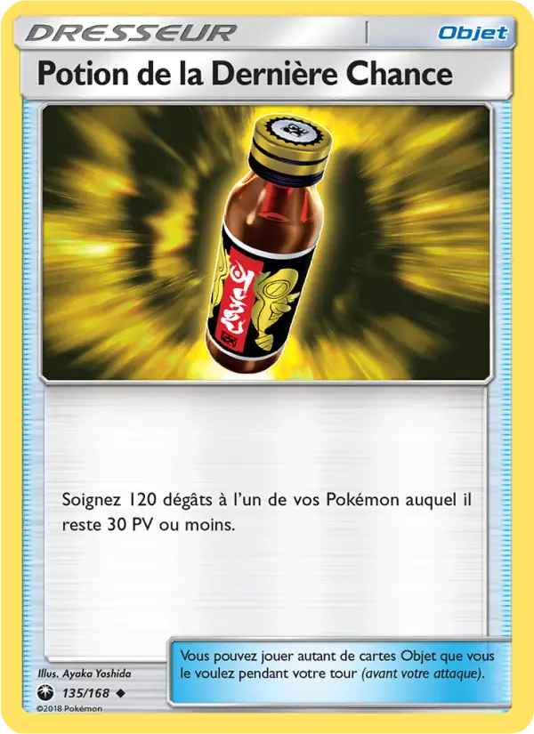 Potion de la Dernière Chance — carte 135 de l’extension Tempête Céleste