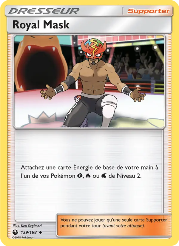 Royal Mask — carte 139 de l’extension Tempête Céleste