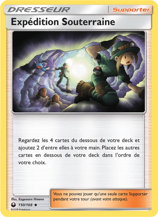 Expédition Souterraine — carte 150 de l’extension Tempête Céleste