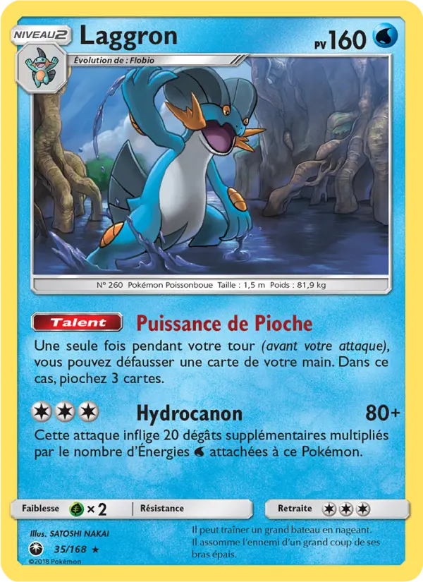 Laggron — carte 35 de l’extension Tempête Céleste
