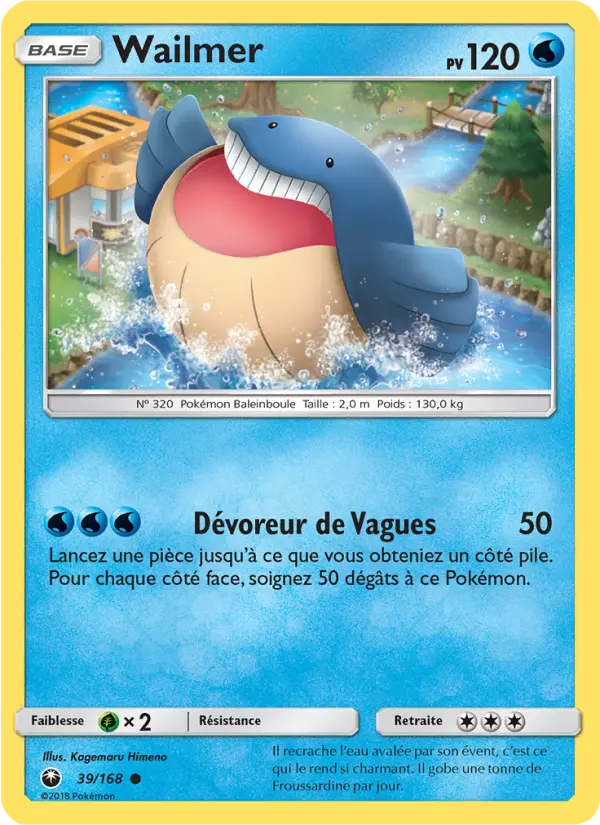 Wailmer — carte 39 de l’extension Tempête Céleste