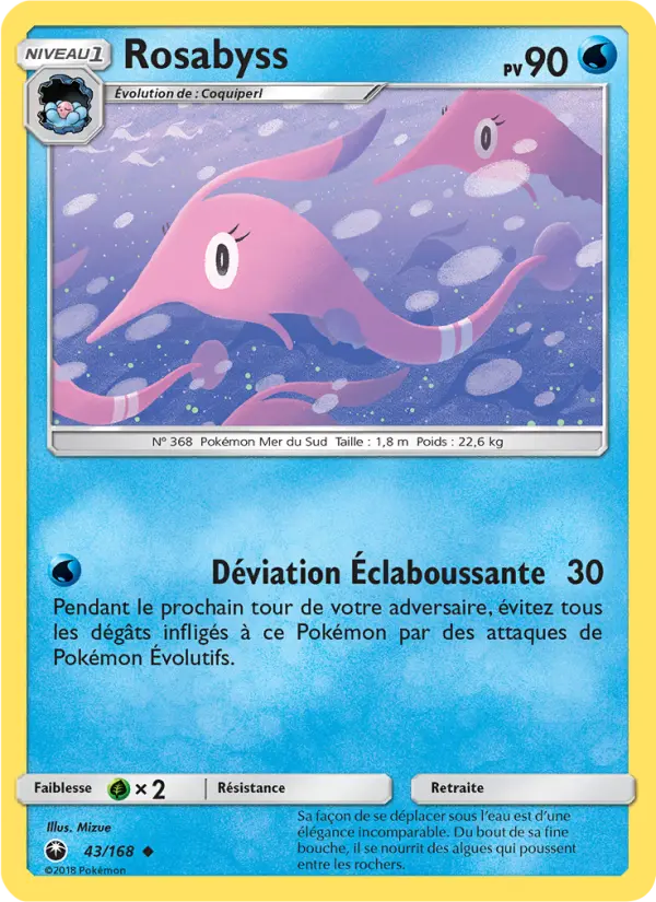 Rosabyss — carte 43 de l’extension Tempête Céleste