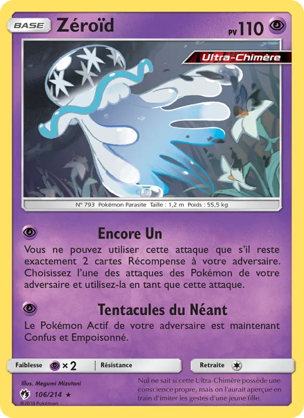 Zéroïd — carte 106 de l’extension Tonnerre Perdu