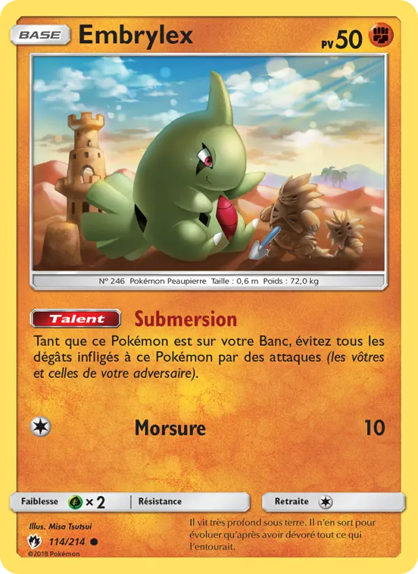 Embrylex — carte 114 de l’extension Tonnerre Perdu