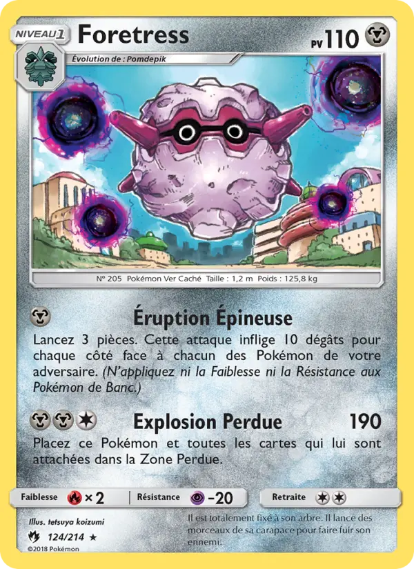 Foretress — carte 124 de l’extension Tonnerre Perdu