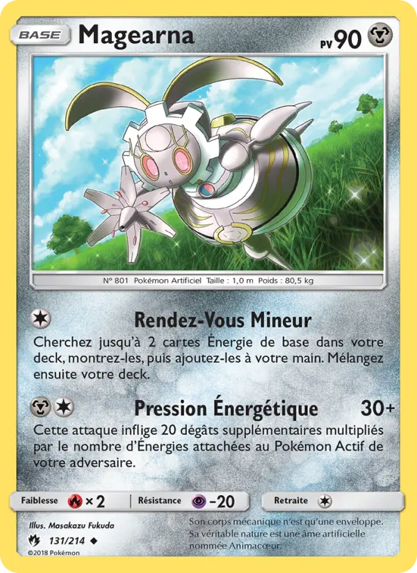 Magearna — carte 131 de l’extension Tonnerre Perdu