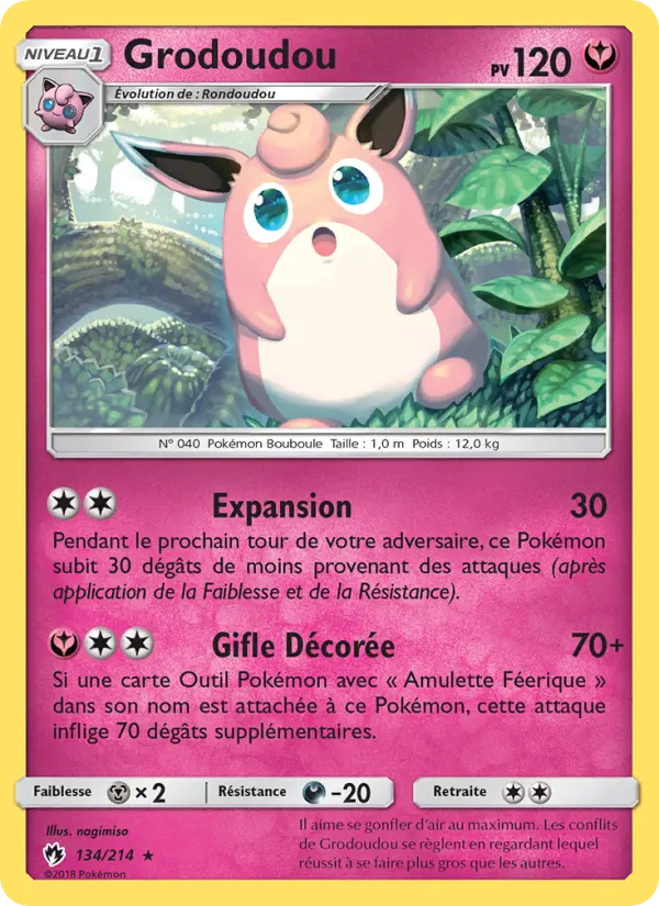 Grodoudou — carte 134 de l’extension Tonnerre Perdu