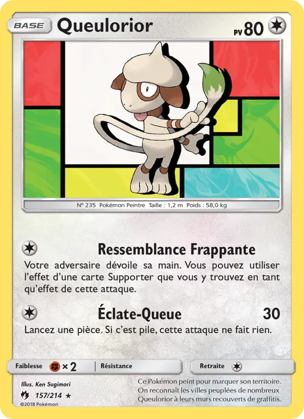 Queulorior — carte 157 de l’extension Tonnerre Perdu