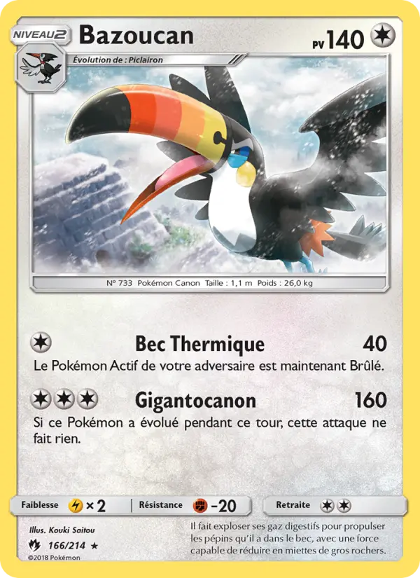 Bazoucan — carte 166 de l’extension Tonnerre Perdu