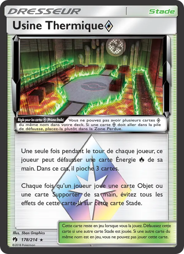 Usine Thermique ◇ — carte 178 de l’extension Tonnerre Perdu