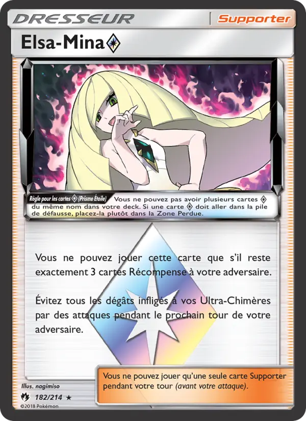 Elsa-Mina ◇ — carte 182 de l’extension Tonnerre Perdu