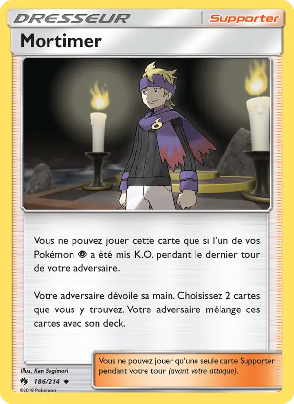 Mortimer — carte 186 de l’extension Tonnerre Perdu