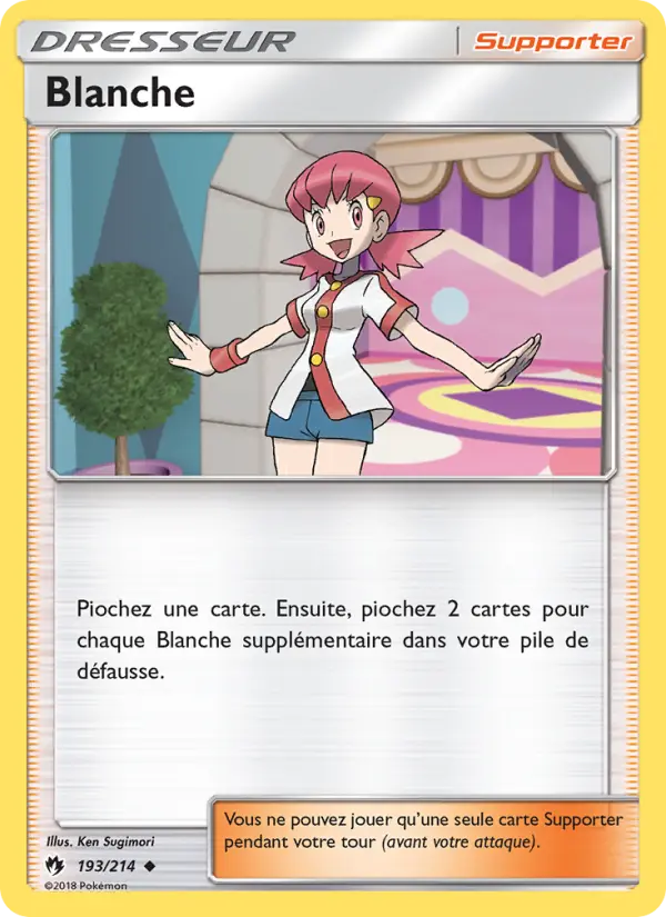 Blanche — carte 193 de l’extension Tonnerre Perdu