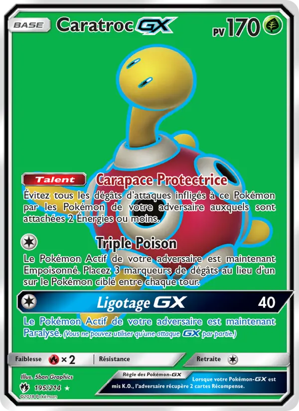 Caratroc GX — carte 195 de l’extension Tonnerre Perdu
