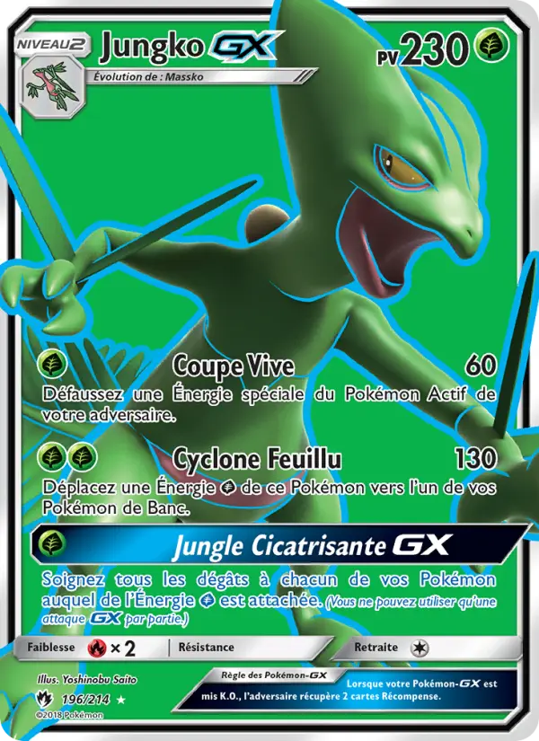 Jungko GX — carte 196 de l’extension Tonnerre Perdu