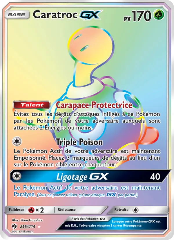 Caratroc GX — carte 215 de l’extension Tonnerre Perdu