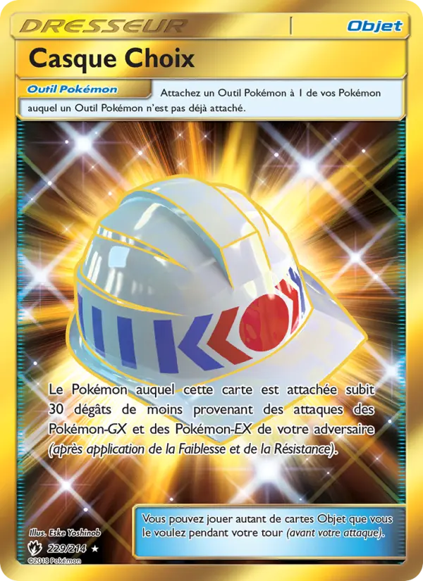 Casque Choix — carte 229 de l’extension Tonnerre Perdu