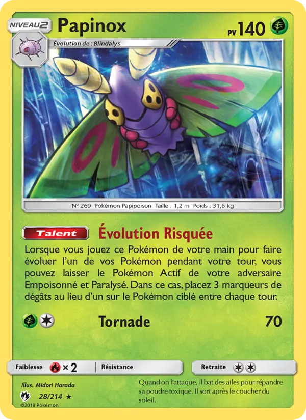 Papinox — carte 28 de l’extension Tonnerre Perdu