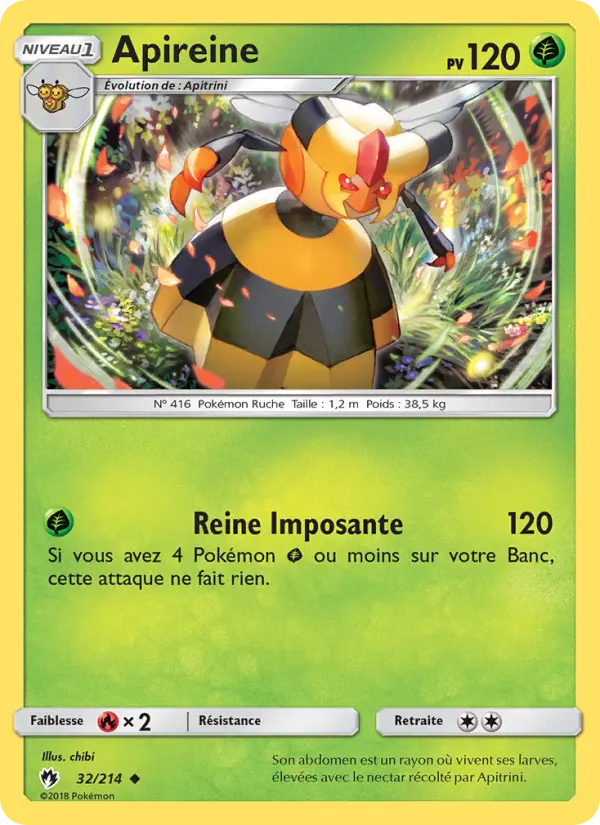 Apireine — carte 32 de l’extension Tonnerre Perdu