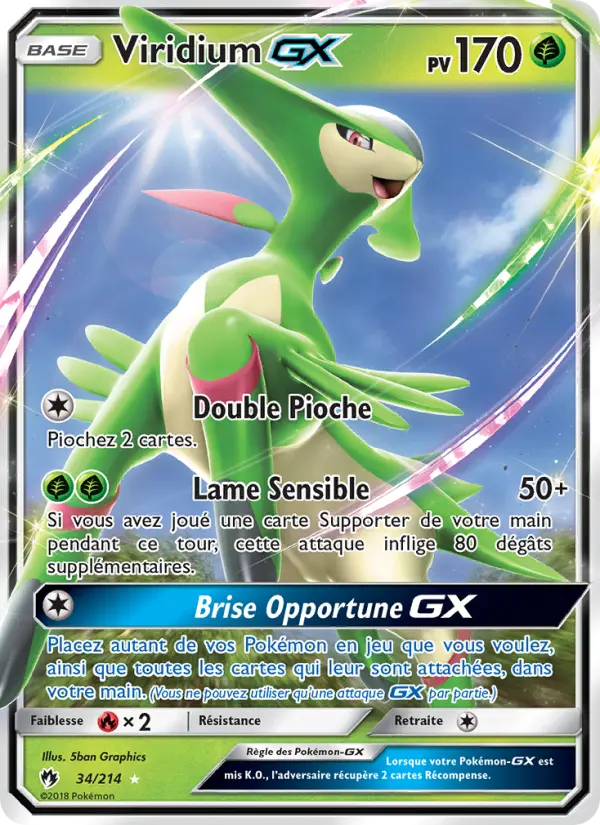Viridium GX — carte 34 de l’extension Tonnerre Perdu