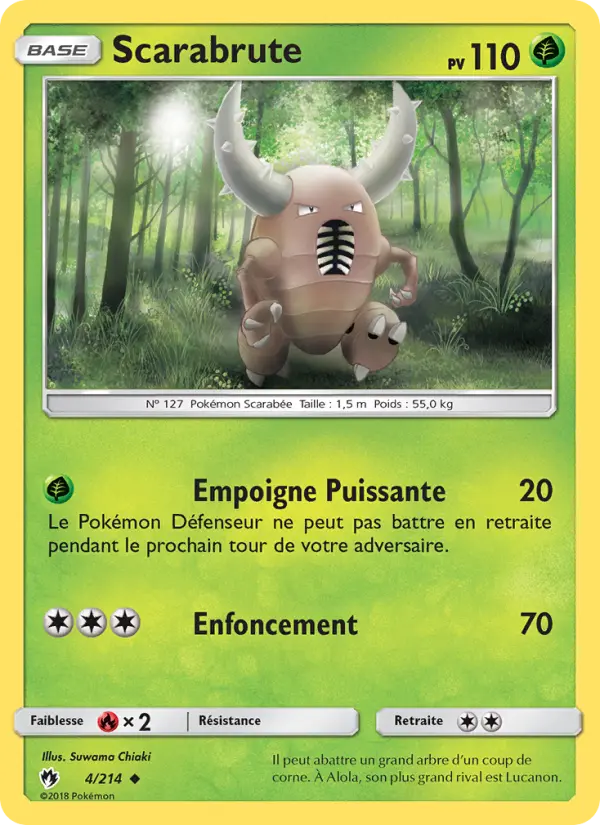 Scarabrute — carte 4 de l’extension Tonnerre Perdu