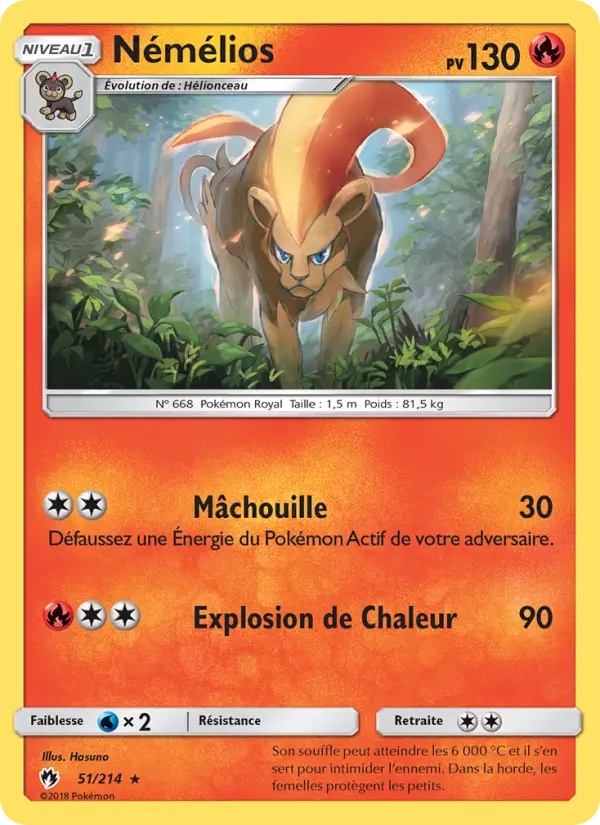 Némélios — carte 51 de l’extension Tonnerre Perdu