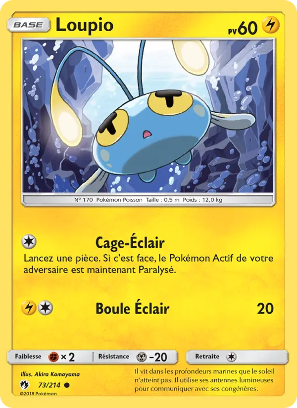 Loupio — carte 73 de l’extension Tonnerre Perdu
