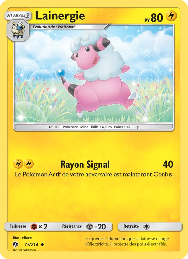 Lainergie — carte 77 de l’extension Tonnerre Perdu