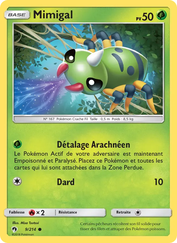 Mimigal — carte 9 de l’extension Tonnerre Perdu