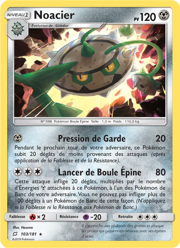 Noacier — carte 103 de l’extension Duo de Choc