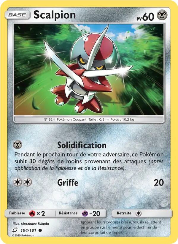 Scalpion — carte 104 de l’extension Duo de Choc
