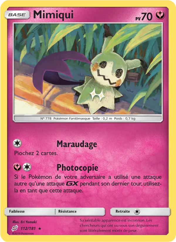 Mimiqui — carte 112 de l’extension Duo de Choc