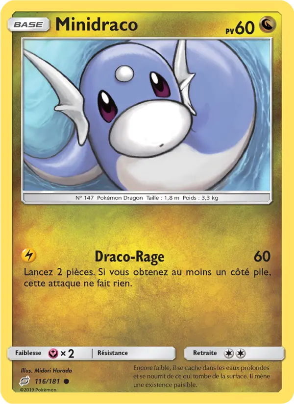 Minidraco — carte 116 de l’extension Duo de Choc