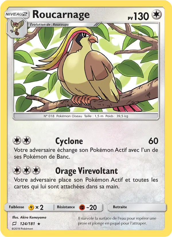 Roucarnage — carte 124 de l’extension Duo de Choc