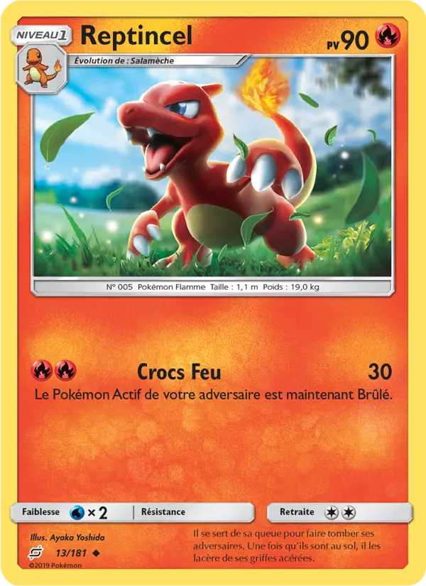 Reptincel — carte 13 de l’extension Duo de Choc