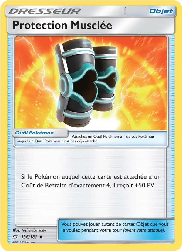 Protection Musclée — carte 136 de l’extension Duo de Choc