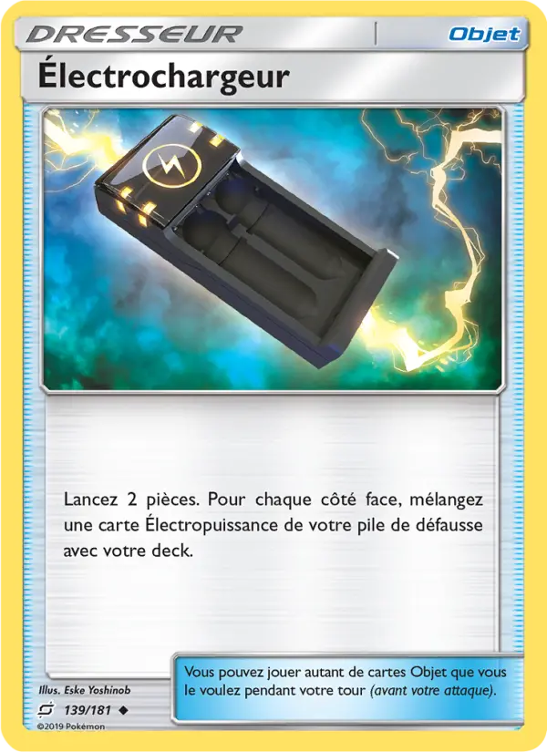 Électrochargeur — carte 139 de l’extension Duo de Choc