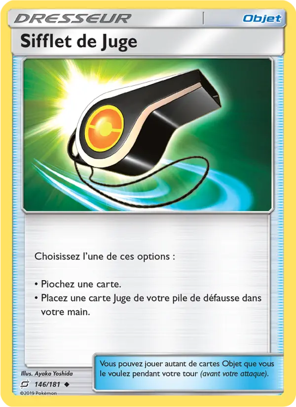 Sifflet de Juge — carte 146 de l’extension Duo de Choc
