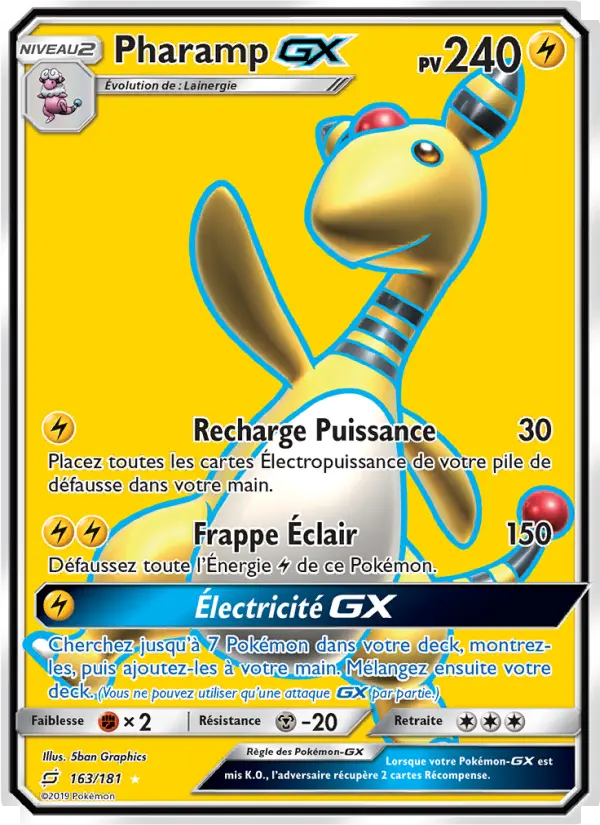 Pharamp GX — carte 163 de l’extension Duo de Choc