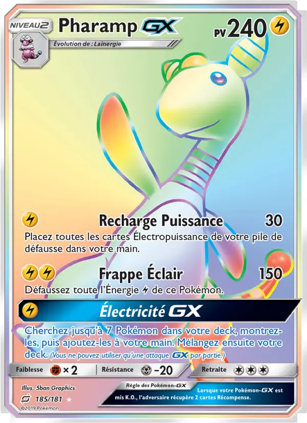 Pharamp GX — carte 185 de l’extension Duo de Choc