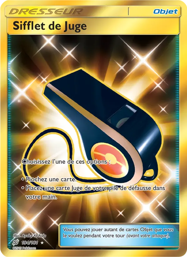 Sifflet de Juge — carte 194 de l’extension Duo de Choc