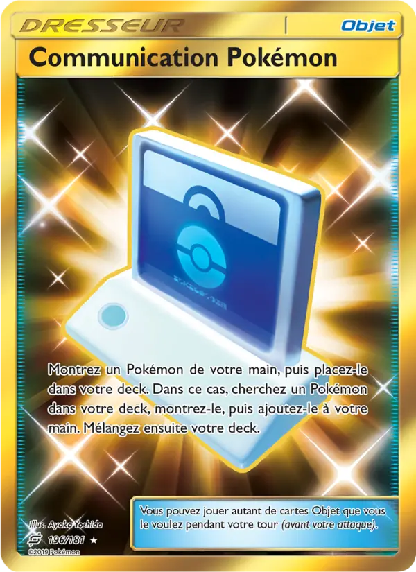 Communication Pokémon — carte 196 de l’extension Duo de Choc