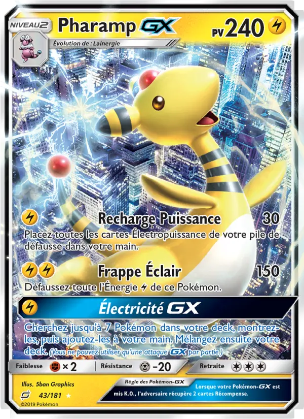 Pharamp GX — carte 43 de l’extension Duo de Choc