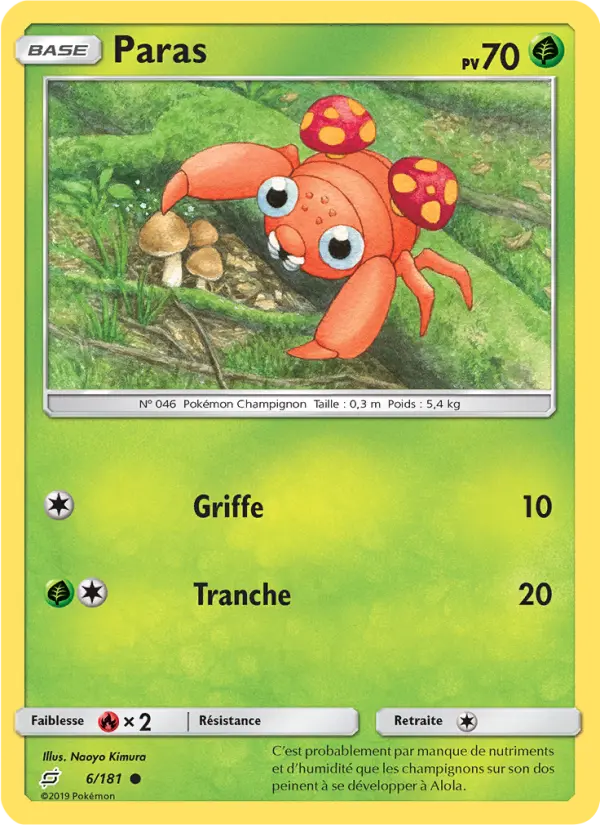 Paras — carte 6 de l’extension Duo de Choc