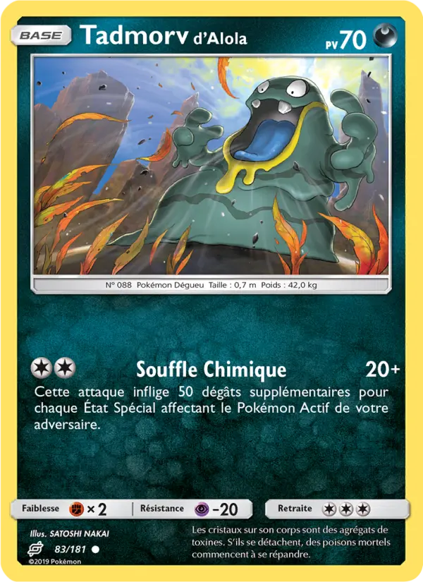 Tadmorv d’Alola — carte 83 de l’extension Duo de Choc
